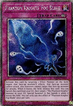 Phantom Knights' Fog Blade (V.1 - Platinum Secret Rare)⁣ - Quarter Century Stampede⁣ (Platinum Secret Rare)⁣ [264]