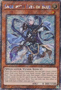 Sage with Eyes of Blue (V.1 - Platinum Secret Rare)⁣ - Quarter Century Stampede⁣ (Platinum Secret Rare)⁣ [266]