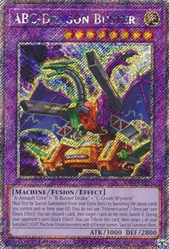 ABC-Dragon Buster (V.1 - Platinum Secret Rare)⁣ - Quarter Century Stampede⁣ (Platinum Secret Rare)⁣ [271]