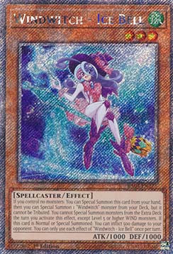 Windwitch - Ice Bell (V.1 - Platinum Secret Rare)⁣ - Quarter Century Stampede⁣ (Platinum Secret Rare)⁣ [273]