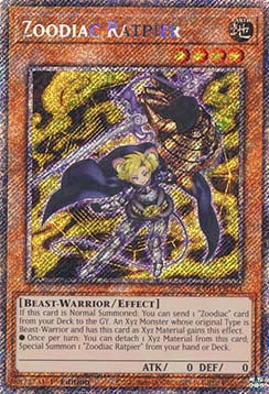 Zoodiac Ratpier (V.1 - Platinum Secret Rare)⁣ - Quarter Century Stampede⁣ (Platinum Secret Rare)⁣ [274]