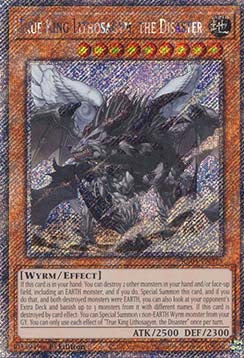 True King Lithosagym, the Disaster (V.1 - Platinum Secret Rare)⁣ - Quarter Century Stampede⁣ (Platinum Secret Rare)⁣ [275]