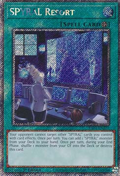 SPYRAL Resort (V.1 - Platinum Secret Rare)⁣ - Quarter Century Stampede⁣ (Platinum Secret Rare)⁣ [277]