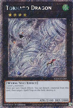 Tornado Dragon (V.1 - Platinum Secret Rare)⁣ - Quarter Century Stampede⁣ (Platinum Secret Rare)⁣ [289]