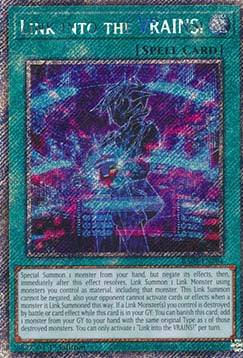 Link into the VRAINS! (V.1 - Platinum Secret Rare)⁣ - Quarter Century Stampede⁣ (Platinum Secret Rare)⁣ [294]