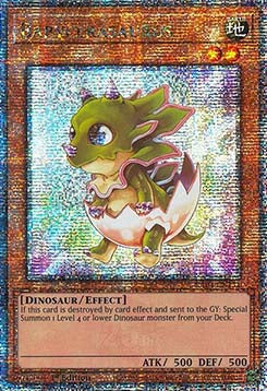 Babycerasaurus (V.2 - Quarter Century Secret Rare)⁣ - Quarter Century Stampede⁣ (Quarter Century Secret Rare)⁣ [131]