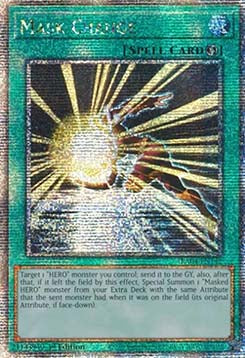 Mask Change (V.2 - Quarter Century Secret Rare)⁣ - Quarter Century Stampede⁣ (Quarter Century Secret Rare)⁣ [142]