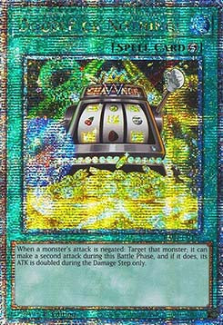 Double or Nothing! (V.2 - Quarter Century Secret Rare)⁣ - Quarter Century Stampede⁣ (Quarter Century Secret Rare)⁣ [156]