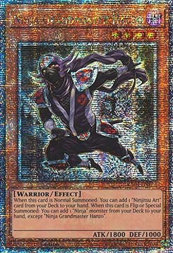 Ninja Grandmaster Hanzo (V.2 - Quarter Century Secret Rare)⁣ - Quarter Century Stampede⁣ (Quarter Century Secret Rare)⁣ [173]