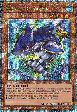 Wind-Up Shark (V.2 - Quarter Century Secret Rare) - Quarter Century Stampede (Quarter Century Secret Rare) [RA04-180]