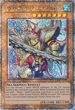 Mermail Abyssmegalo (V.2 - Quarter Century Secret Rare)⁣ - Quarter Century Stampede⁣ (Quarter Century Secret Rare)⁣ [191]