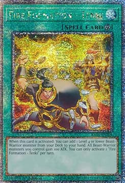 Fire Formation - Tenki (V.2 - Quarter Century Secret Rare)⁣ - Quarter Century Stampede⁣ (Quarter Century Secret Rare)⁣ [201]