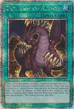 The Claw of Hermos (V.2 - Quarter Century Secret Rare)⁣ - Quarter Century Stampede⁣ (Quarter Century Secret Rare)⁣ [256]