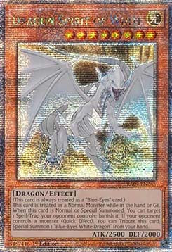 Dragon Spirit of White (V.2 - Quarter Century Secret Rare)⁣ - Quarter Century Stampede⁣ (Quarter Century Secret Rare)⁣ [265]