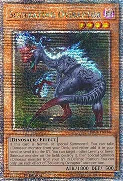 Souleating Oviraptor (V.2 - Quarter Century Secret Rare)⁣ - Quarter Century Stampede⁣ (Quarter Century Secret Rare)⁣ [288]