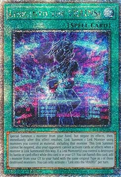 Link into the VRAINS! (V.2 - Quarter Century Secret Rare)⁣ - Quarter Century Stampede⁣ (Quarter Century Secret Rare)⁣ [294]