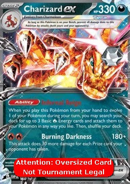 Charizard ex⁣ - SV Black Star Promos⁣ (Oversized)⁣ [196]