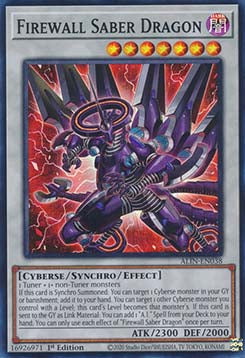 Firewall Saber Dragon - Alliance Insight (Super Rare) [ALIN-038]