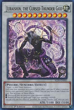 Juraishin, the Cursed Thunder God (V.1 - Ultra Rare)⁣ - Alliance Insight⁣ (Ultra Rare)⁣ [043]