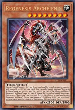 Regenesis Archfiend (V.2 - Ultra Rare) - Alliance Insight (Ultra Rare) [ALIN-SP1]