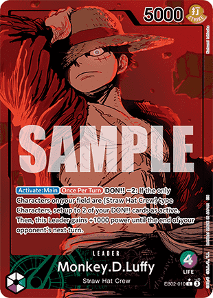 Monkey.D.Luffy (EB02-010) (V.2) - Anime 25th Collection (Alternate Art) [EB02-010]