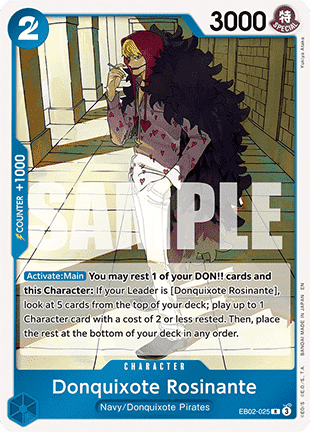 Donquixote Rosinante (EB02-025) - Anime 25th Collection (Rare) [EB02-025]