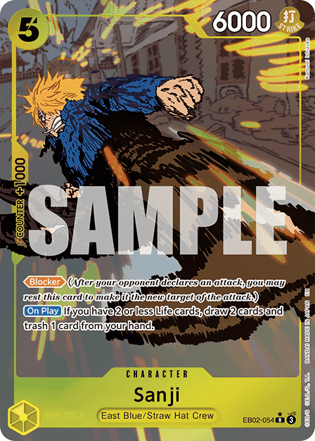 Sanji (EB02-054) (V.2) - Anime 25th Collection (Alternate Art) [EB02-054]