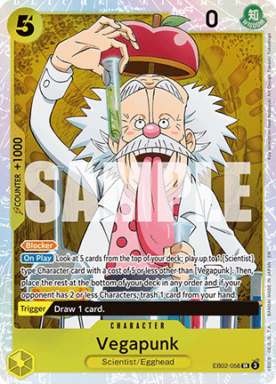 Vegapunk (EB02-056) (V.1)⁣ - Anime 25th Collection⁣ (Super Rare)⁣ [056]
