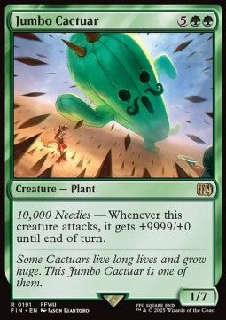 Jumbo Cactuar - Magic: The Gathering - FINAL FANTASY (Rare) [FIN-191]