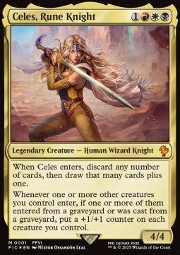 Celes, Rune Knight⁣ - Commander: Magic: The Gathering - FINAL FANTASY⁣ (Mythic)⁣ [1]