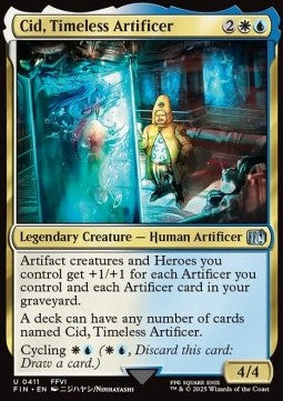 Cid, Timeless Artificer (V.5)⁣ - Magic: The Gathering - FINAL FANTASY: Extras⁣ (Uncommon)⁣ [411]