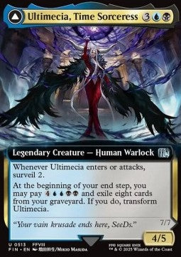 Ultimecia, Time Sorceress // Ultimecia, Omnipotent - Magic: The Gathering - FINAL FANTASY: Extras (Uncommon) [XFIN-513]