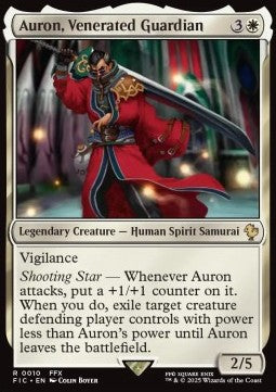 Auron, Venerated Guardian - Commander: FINAL FANTASY (Rare) [FIC-10]