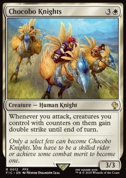 Chocobo Knights - Commander: FINAL FANTASY (Rare) [FIC-12]