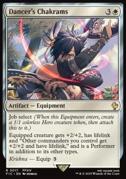 Dancer's Chakrams - Commander: FINAL FANTASY (Rare) [FIC-17]