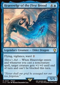 Hraesvelgr of the First Brood - Commander: FINAL FANTASY (Rare) [FIC-37]