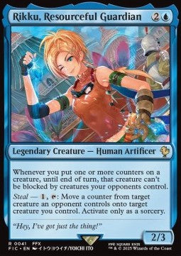 Rikku, Resourceful Guardian - Commander: FINAL FANTASY (Rare) [FIC-41]
