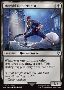 Morbid Opportunist⁣ - Commander: Magic: The Gathering - FINAL FANTASY⁣ (Uncommon)⁣ [278]