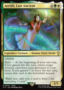 Aerith, Last Ancient⁣ - Commander: Magic: The Gathering - FINAL FANTASY⁣ (Rare)⁣ [76]