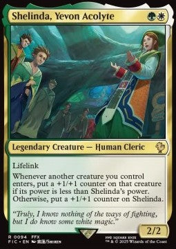 Shelinda, Yevon Acolyte - Commander: FINAL FANTASY (Rare) [FIC-94]
