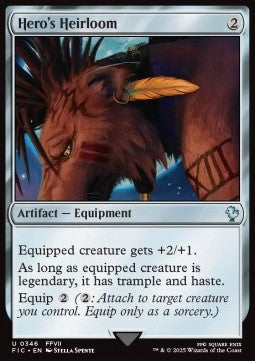 Hero's Heirloom⁣ - Commander: Magic: The Gathering - FINAL FANTASY⁣ (Uncommon)⁣ [346]
