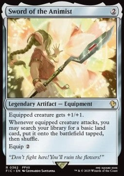 Sword of the Animist⁣ - Commander: Magic: The Gathering - FINAL FANTASY⁣ (Rare)⁣ [362]
