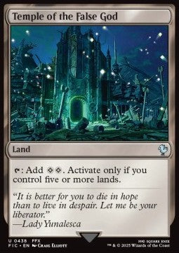 Temple of the False God - Commander: FINAL FANTASY (Uncommon) [FIC-438]
