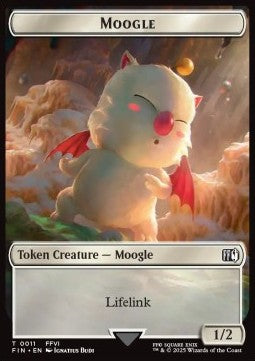 Moogle Token (W 1/2) // Treasure Token (V.1)⁣ - Magic: The Gathering - FINAL FANTASY: Tokens⁣ (Token)⁣ [T 11/23]