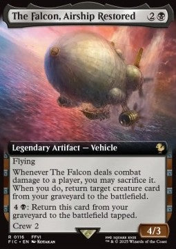 The Falcon, Airship Restored⁣ - Commander: Magic: The Gathering - FINAL FANTASY: Extras⁣ (Rare)⁣ [116]