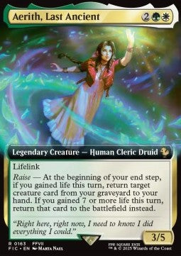 Aerith, Last Ancient - Commander: Magic: The Gathering - FINAL FANTASY: Extras (Rare) [XFIC-163]
