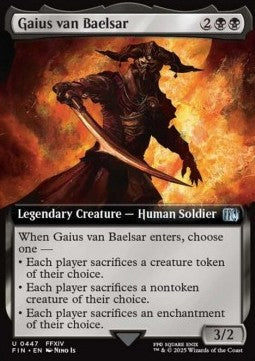 Gaius van Baelsar⁣ - Magic: The Gathering - FINAL FANTASY: Extras⁣ (Uncommon)⁣ [447]