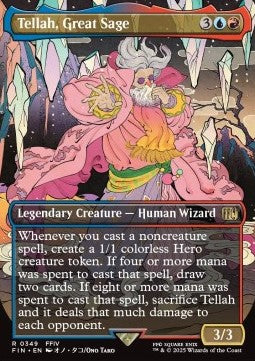 Tellah, Great Sage (V.1) - Magic: The Gathering - FINAL FANTASY: Extras (Rare) [XFIN-349]