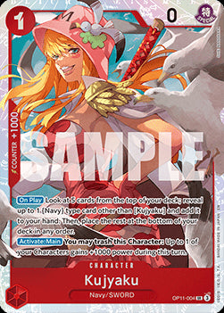 Kujyaku (OP11-004) (V.1)⁣ - A Fist of Divine Speed⁣ (Super Rare)⁣ [004]