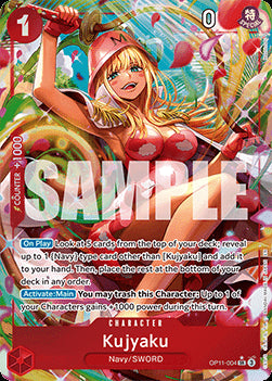 Kujyaku (OP11-004) (V.2)⁣ - A Fist of Divine Speed⁣ (Alternate Art)⁣ [004]